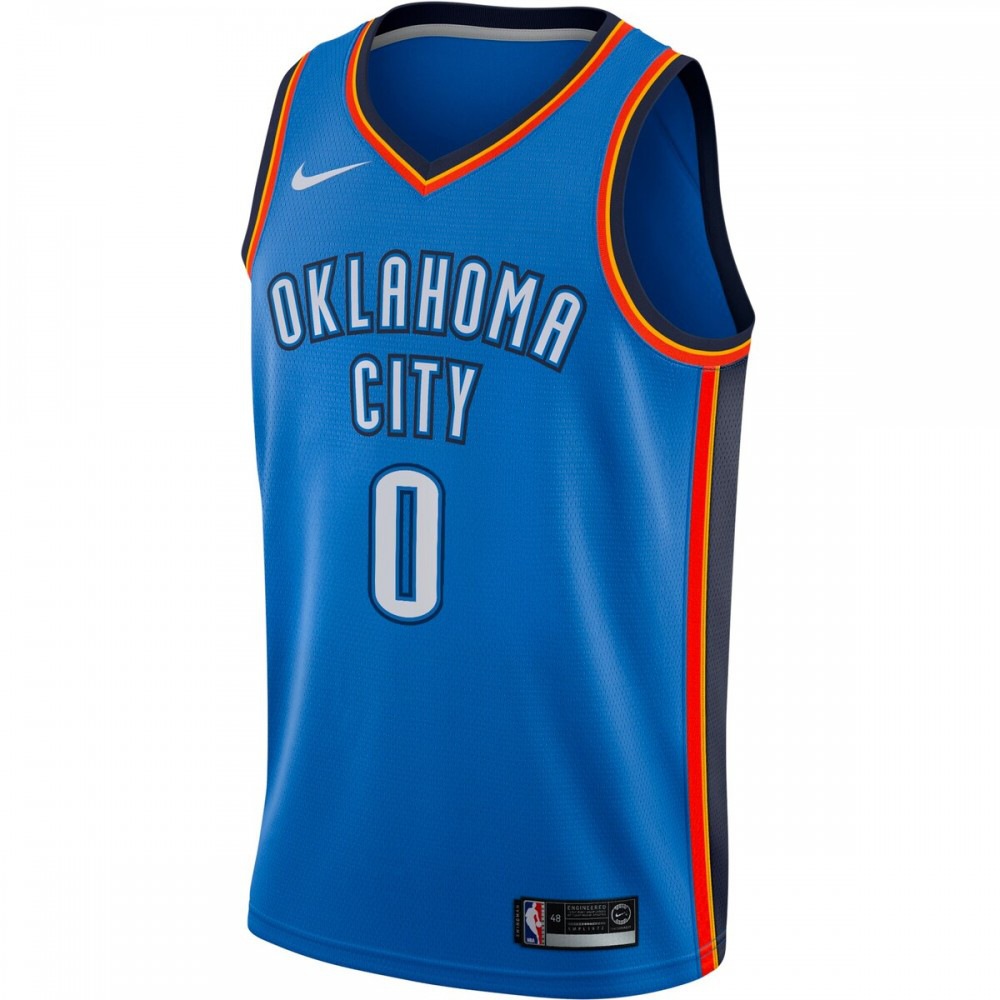 Russell Westbrook Oklahoma City Thunder Swingman Player Jersey - Icon Edition - Blue-Pro Kit Vault | Brand New 26/27 Sports Jerseys
